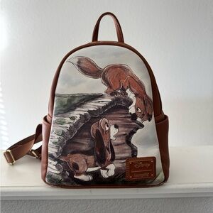 Disney Loungefly Fox and Hound Mini Backpack
